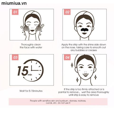 Combo 10 mặt nạ dán Lột Mụn Đầu Đen rửa cho sạch Sâu se khít Lỗ Chân Lông 760667