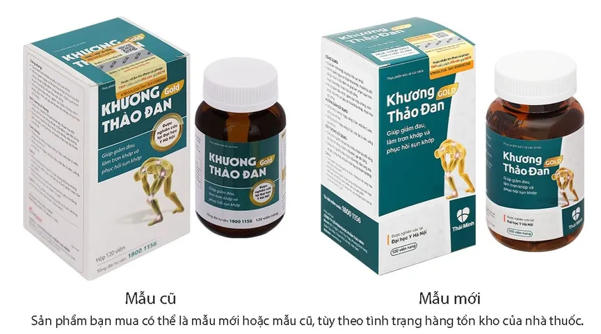 Thực phẩm bảo vệ sức khỏe Khương Thảo Đan Gold hộp 120 viên