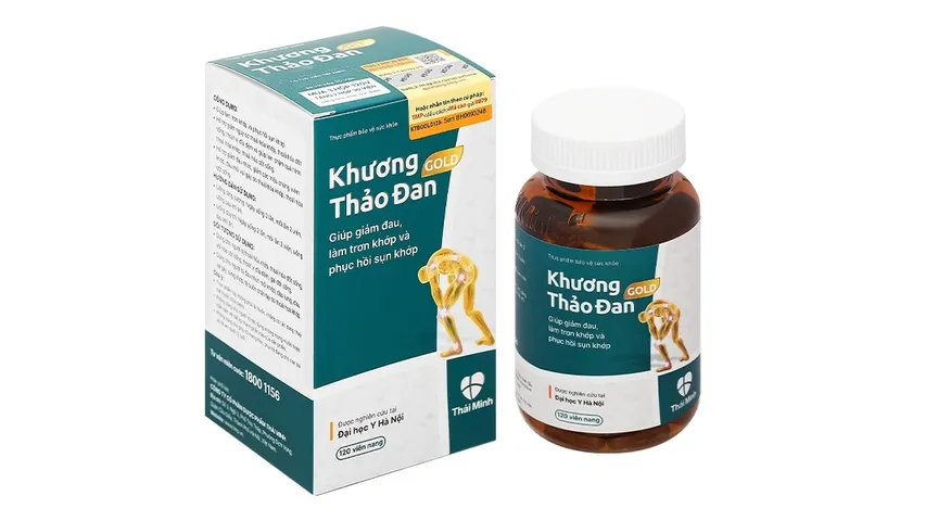Thực phẩm bảo vệ sức khỏe Khương Thảo Đan Gold hộp 120 viên
