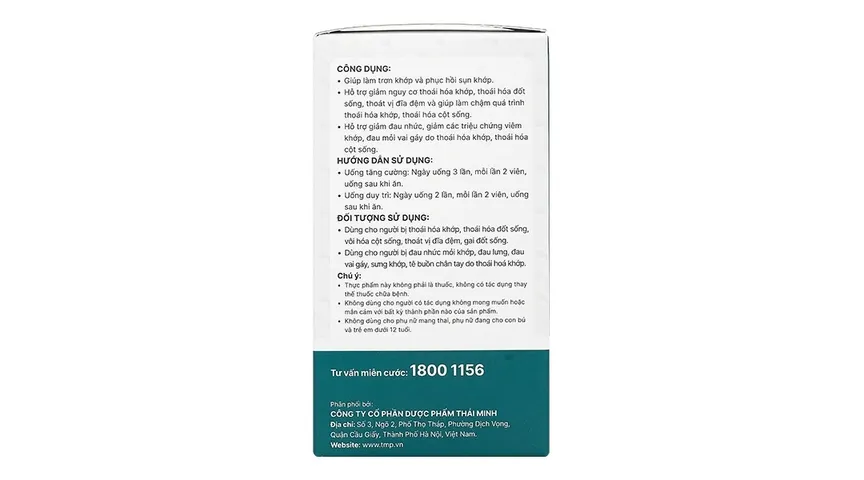 Thực phẩm bảo vệ sức khỏe Khương Thảo Đan Gold hộp 120 viên