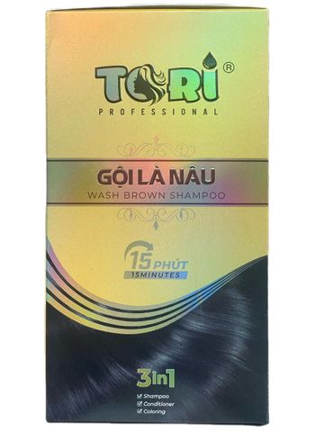 Gội Phủ Bạc Tori, Gội là nâu - Không Amoniac. Hương Nước Hoa