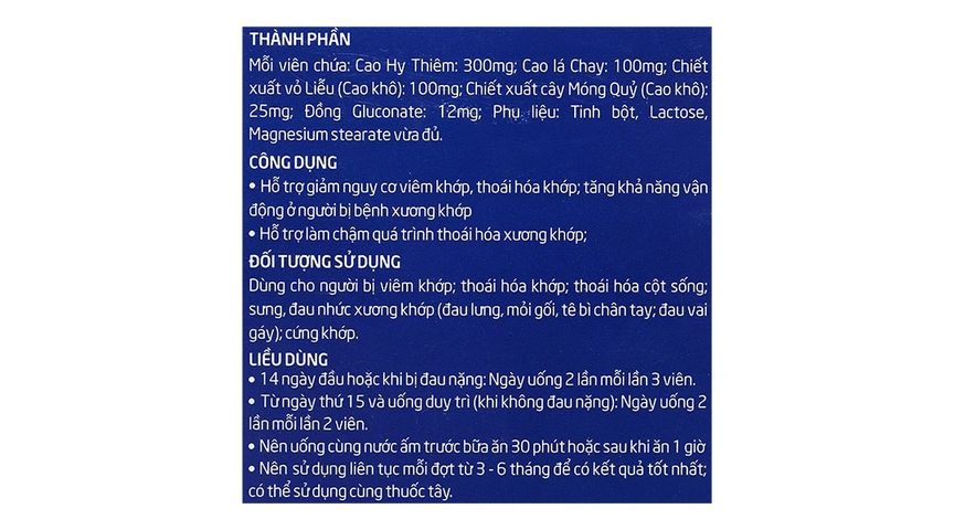 Bách Niên Kiện hộp 80 viên