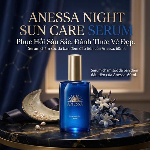 Serum dưỡng da ban đêm Anessa Night Sun Care Serum 180ml
