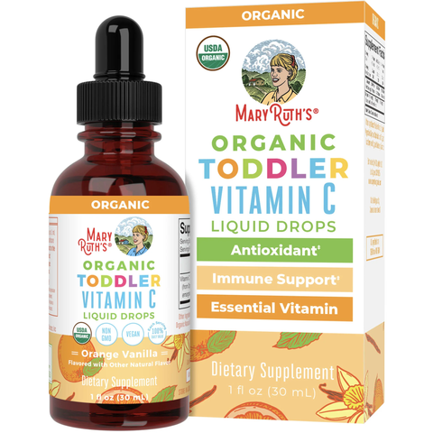Viên uống bổ sung Vitamin C cho trẻ nhỏ MaryRuth's (Hương cam vani) 30ml