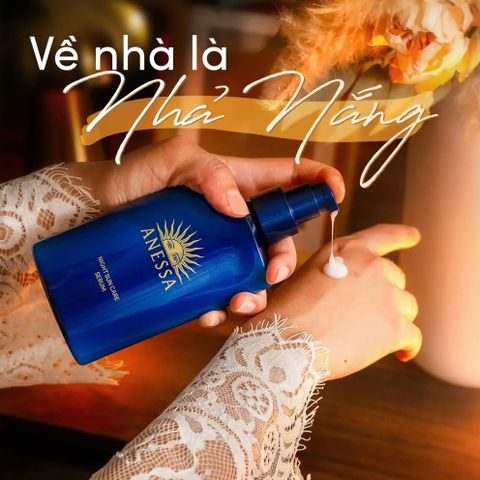 Tinh Chất Anessa Phục Hồi Da Sau Nắng Night Sun Care Serum 180ml