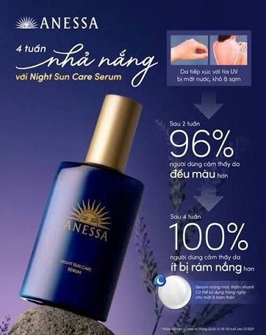 Serum Dưỡng Sáng Và Phục Hồi Da Sau Nắng 180ml ANESSA NIGHT SUN CARE