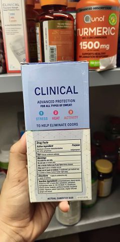 Lăn khử mùi Secret Clinical Clear Gel 73g
