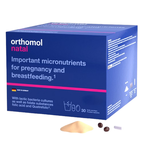 [Nhập khẩu] Orthomol Natal bổ sung 29 vitamin & khoáng chất cho mẹ bầu thai kỳ khỏe mạnh