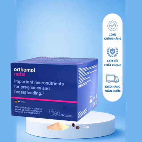 [Nhập khẩu] Orthomol Natal bổ sung 29 vitamin & khoáng chất cho mẹ bầu thai kỳ khỏe mạnh