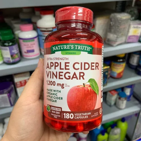 Viên uống giấm táo hữu cơ giảm cân Apple Cider Vinegar 180 V