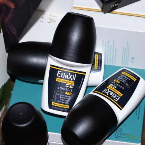 Lăn khử mùi Etiaxil Men Anti-Transpirant Controle 48h - Hộp 50ml