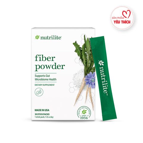 Fiber Powder bổ sung chất xơ, hỗ trợ tốt cho hệ vi sinh đường ruột và hỗ trợ nhuận tràng