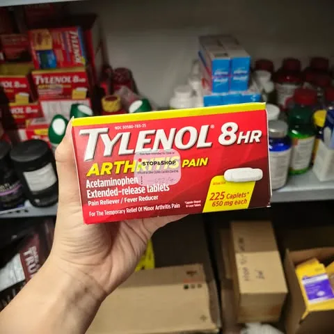 Viên uống Tylenol 8Hr Arthritis Pain 650mg 225 V