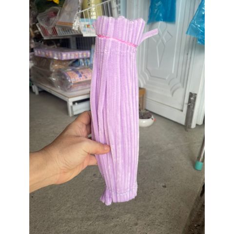 Kẽm nhung Dày Loại 1 bó 100 cọng đủ màu