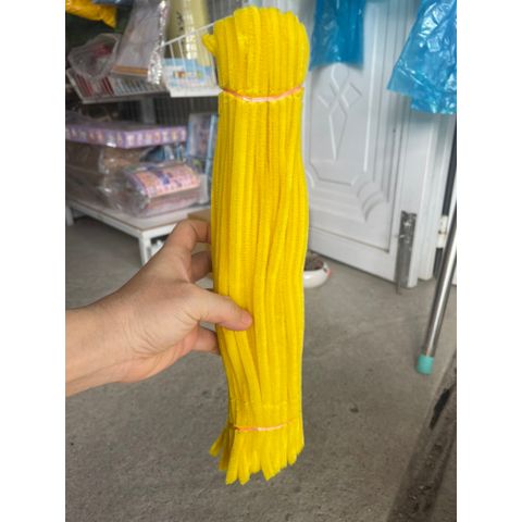 Kẽm nhung Dày Loại 1 bó 100 cọng đủ màu