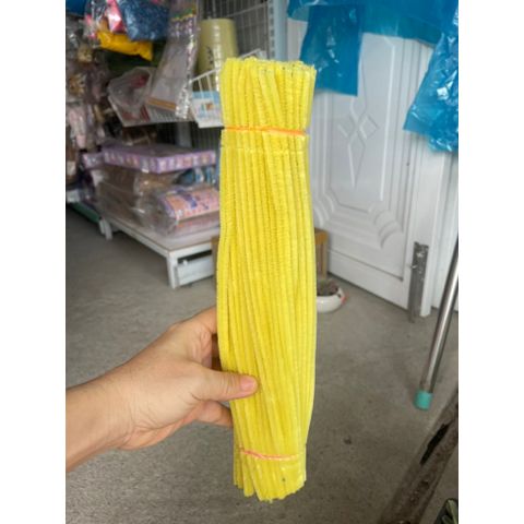 Kẽm nhung Dày Loại 1 bó 100 cọng đủ màu