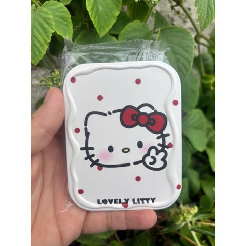 Gương kèm lược hình hello kitty