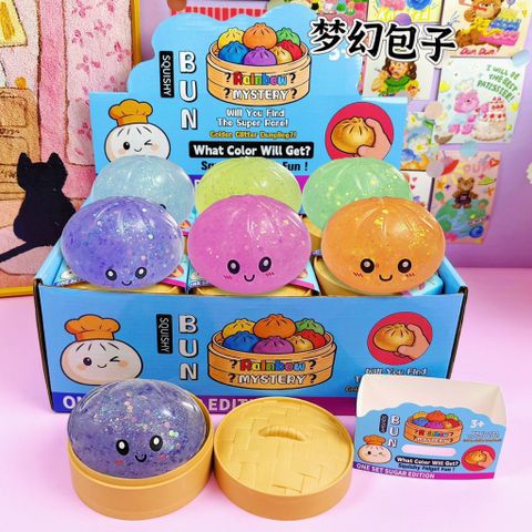 Bánh bao Squishy kim tuyến bóng đẹp mềm mịn siêu to