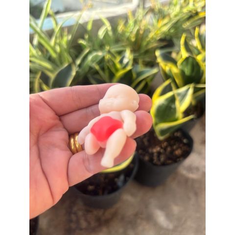 [Bán Sỉ 01 Vỉ] Móc Khoá Squishy mềm dẻo hình em bé mỹ siêu dễ thương