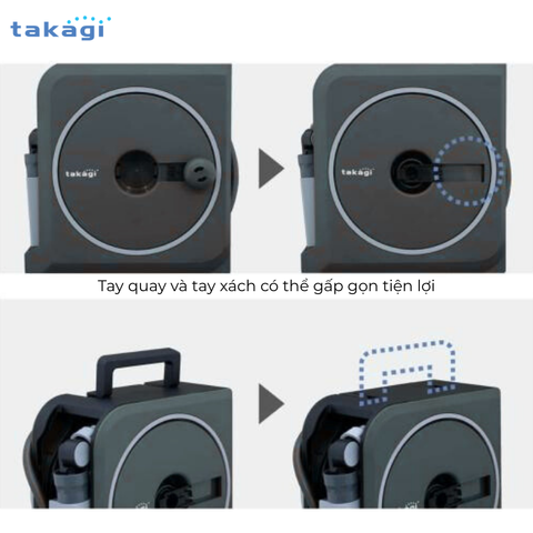 Bộ Vòi Tưới Takagi Nano Next 20m RM1220CG