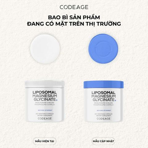 CodeAge Liposomal Magnesium Glycinate 240 Viên Hỗ Trợ Giấc Ngủ, Giảm Mệt Mỏi Và Chuột Rút [hàng nhập khẩu]