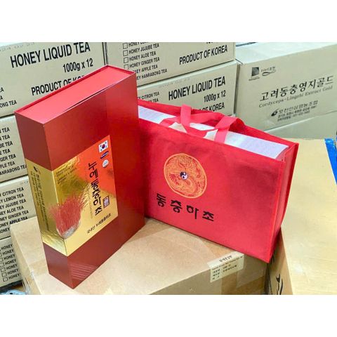 Nước uống đông trùng hạ thảo Silk Worm Gold Hàn Quốc hộp 60 gói x 30ml