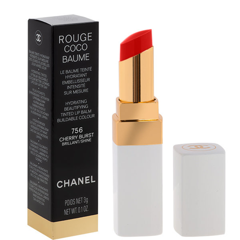Son Chanel Rouge Coco Baume 756 Cherry Burst Màu Đỏ Hồng Cherry Chính hãng Date Xa NK