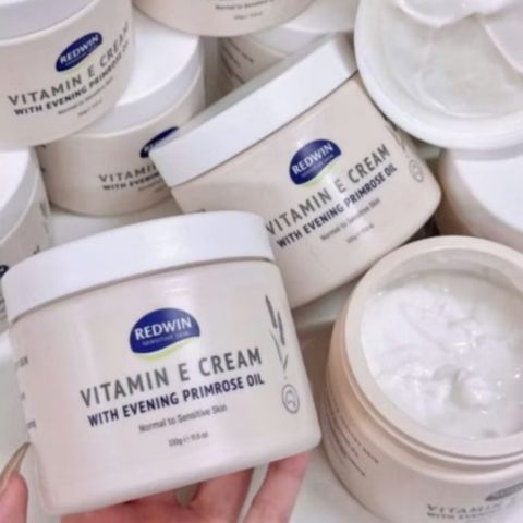 Redwin Vitamin E Cream with Evening Primrose Oil 330g – Kem Dưỡng Ẩm Vitamin E Chính Hãng Úc, Hỗ Trợ Cấp Ẩm & Làm Mềm Da