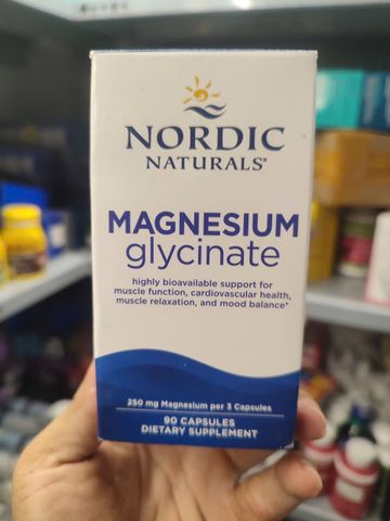 NORDIC NATURALS MAGNESIUM GLYCINATE 260 mg mỗi viên 90 viên