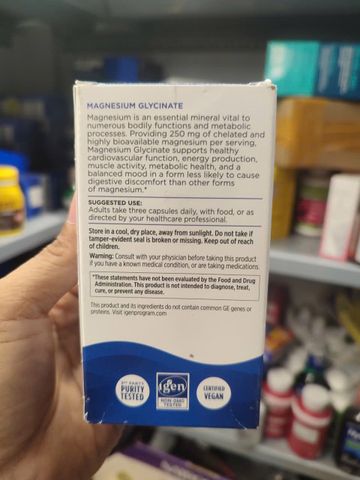 NORDIC NATURALS MAGNESIUM GLYCINATE 260 mg mỗi viên 90 viên