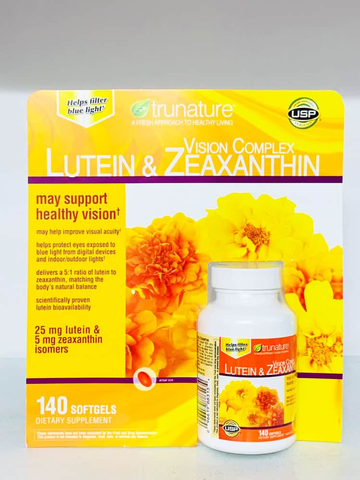 Viên uống sáng mắt trunature Vision Complex Lutein & Zeaxanthin 140 viên