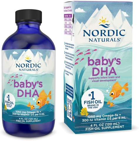 DHA cho bé Nordic Naturals Baby’s DHA with Vitamin D3 120ml