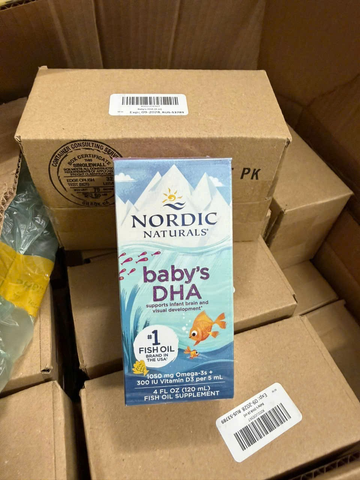 DHA cho bé Nordic Naturals Baby’s DHA with Vitamin D3 120ml