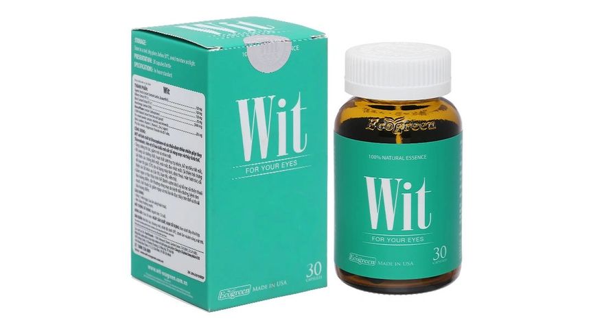 Wit hỗ trợ bảo vệ mắt, tăng cường thị lực lọ 30 viên