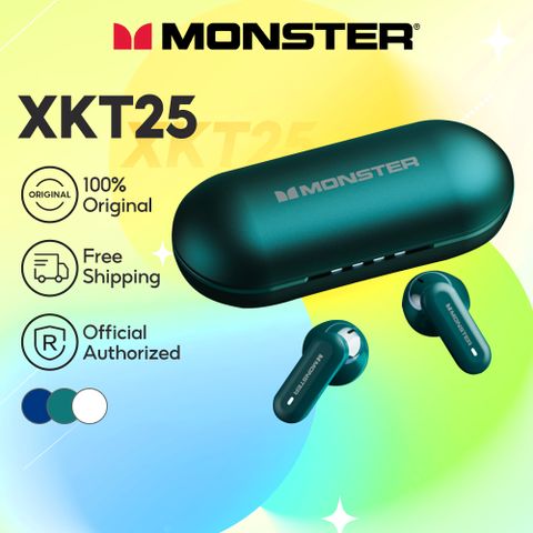 Tai nghe Monster Airmars XKT25, Bluetooth 5.4, Âm thanh Hifi Stereo, độ trễ thấp, Hd Call