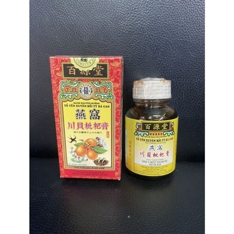 Tổ Yến Xuyên Bối Tỳ Bà Cao Bách Nguyên Đường 300ml - Hỗ Trợ Giảm Ho, Viêm Họng Date Xa NK