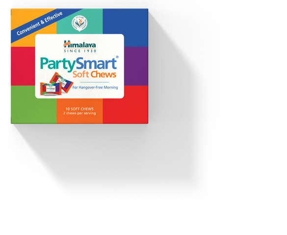 Viên kẹo Party Smart hỗ trợ giảm buồn nôn, khó chịu sau tiệc tùng - Hộp 10 viên