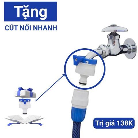 Bộ vòi tưới vườn 10m Takagi Nhật Bản phi 12mm Q570