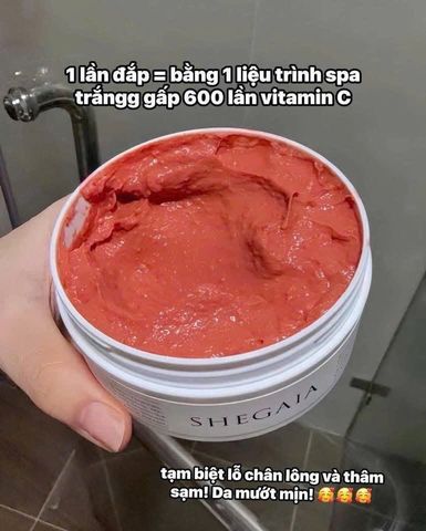 Mặt nạ đỏ siêu trắng da Shegaia
