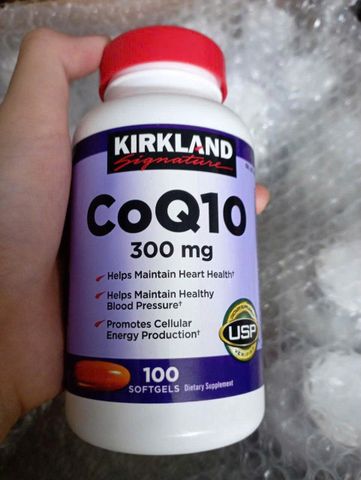 Viên Uống Hỗ Trợ Tim Mạch Kirkland Signature CoQ10 300 mg - Hỗ Trợ Tăng Cường Năng Lượng & Hỗ Trợ Chức Năng Tim 100 viên - Sản Phẩm Chính Hãng Mỹ