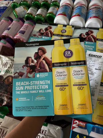 Set 2 xịt chống nắng Neutrogena Beach Defense SPF60+ 240gx2