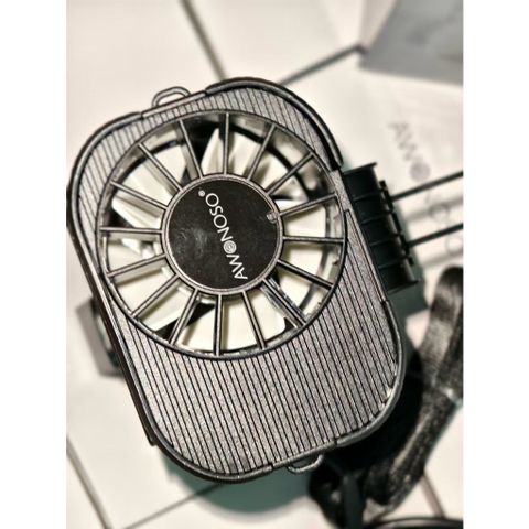 (Pin 10000mAh) Quạt Tích Điện Kẹp Thắt Lưng / Đeo Cổ Đa Năng AWONOSO Động Cơ Mạnh Mẽ 10.000RPM