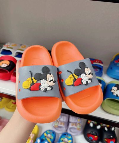 Dép lê micky cute đáng yêu dễ thương chống trơn trượt mùa hè cho bé trẻ em