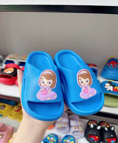 Dép lê bánh mì công chúa elsa cute xinh xắn dễ thương mùa hè chống trơn trượt cho bé gái