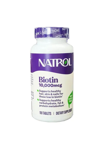 Viên uống Biotin Natrol hỗ trợ kích thích mọc tóc, chống rụng tóc