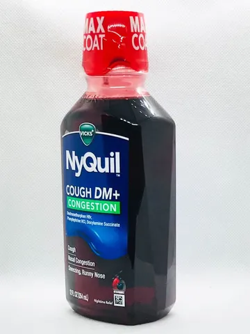 Siro ho Vicks NyQuil Cough DM+ Congestion 354ml (Berry flavor) usa