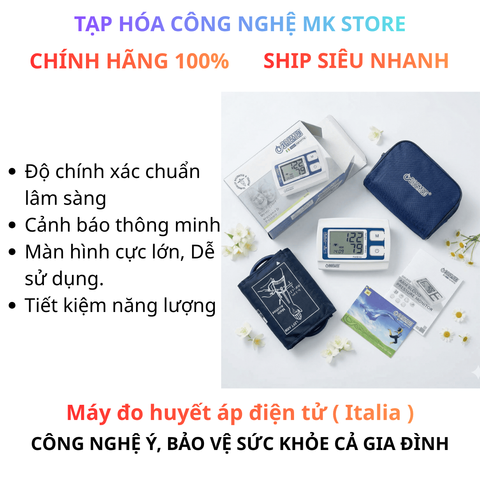Máy đo huyết áp điện tử BREMED BD550 - Thương hiệu Ý, đạt chuẩn WHO