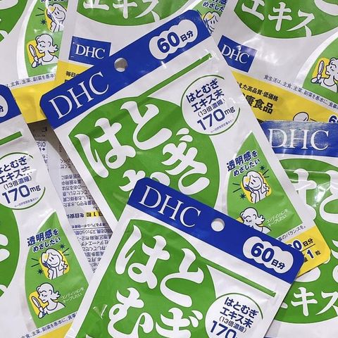 Viên uống trắng da DHC Adlay Extract Japan 20v 60v