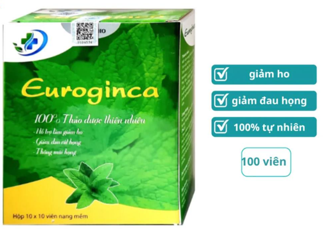 Giảm ho Euroginca Vinaphar (H/100v)