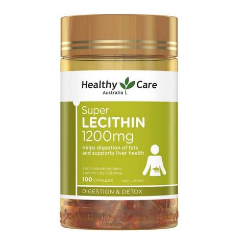 Mầm Đậu Nành Healthy Care Super Lecithin 1200 mg - 100 viên - Hỗ Trợ Cân Bằng Nội Tiết Tố - Hỗ Trợ Làm Đẹp Da Cho Nữ Giới - Sản Phẩm Úc